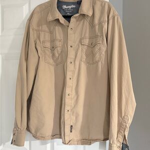 Wrangler Retro Premium Beige Shirt